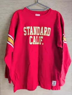 STANDARD CALIF. フットボールTシャツ レッドのサムネイル