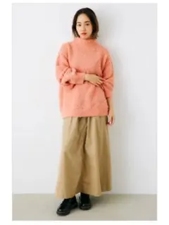 【新品未使用タグ付き】RODEOCROWNS ミックス ルーズ タートルニット