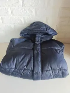 Zara Kids フード付きダウンコート 140サイズ ネイビー【良品】