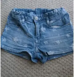 ★値下げ★H&M デニム 星柄ショートパンツ 85㎝～95㎝くらい