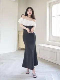 Darich ドッキングニットロングワンピース