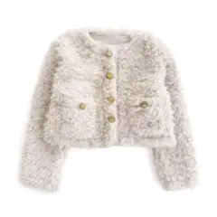 GRL ゴールドボタンシープファージャケット[on326]