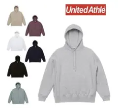 United Athle グレー フード付きパーカー