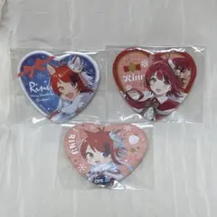 すとぷり ハート缶バッジ クリスマス 莉犬くん 等身 デフォ 3点セット