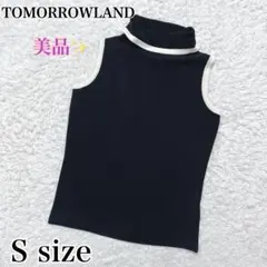 極美品✨TOMORROWLAND レーヨンナイロン タートルネックプルオーバー
