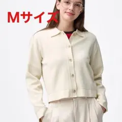 GU ミラノリブポロカーディガン Mサイズ
