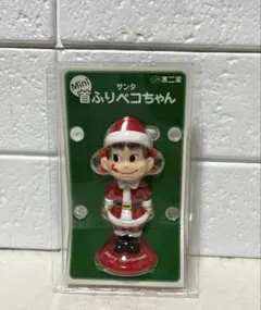 후지가 페코 짱 미니 목 흔들리는 인형 페코 산타