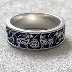 27号 シルバーリング オオカミリング Silverring ヴィンテージ 古着