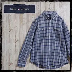美品 トミーヒルフィガー TOMMY HILFIGER チェック シャツ