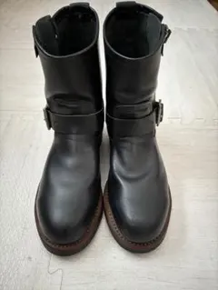 【美品】レッドウイング ショートエンジニア ブーツ 2976黒 26.5