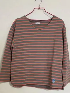 ORCIVALVネックコットンロード長袖バスクシャツ　サイズ1