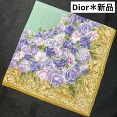 ★新品★ Christian Dior ハンカチ　スカーフ　大判　 C⑥
