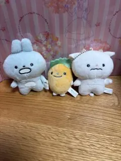 ぽかんとたん　マスコットキーチェーン　3個セット