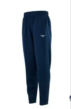 Mizuno メンズニットロングパンツ M ネイビー