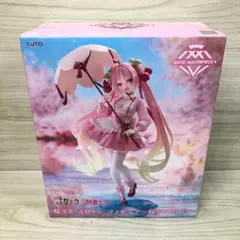 【未開封】初音ミク 桜ミク AMP+フィギュア 桜ドレスver.