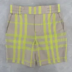 BURBERRY キッズ チェック柄 ハーフパンツ 現行タグ