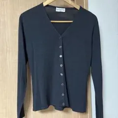 フランス製 モンタギュー シルク ニット カーディガン
