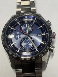 美品シチズンATTESA AT8186-51Lチタン電波ソーラー