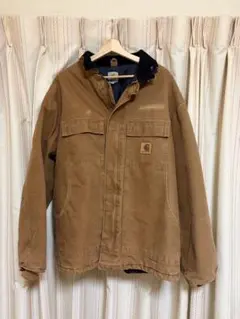 値下げしました！Carhartt フード付きジャケット XL ブラウン