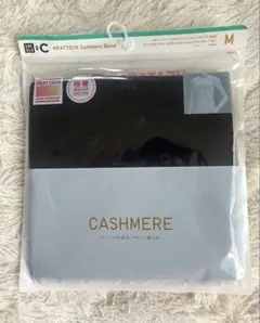 UNIQLO極暖ヒートテック カシミヤブレンドクルーネックTブラックM 新品