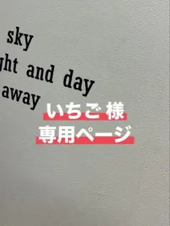 いちご 様　専用ページ