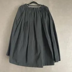 moussy 黒 フレアスカート ゴムウエスト