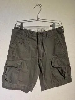 【値下げ】H&M カーゴ ショートパンツ カーキ 28