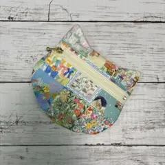 感謝価格　SALE ユキエモン　10cmファスナープリーツポーチ　ハンドメイド 感謝価格 SALE ユキエモン 10cmファスナープリーツポーチ ハンドメイド