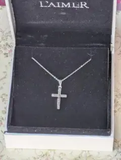 0.09ct希少高級天然ダイヤモンドネックレス(限定物)