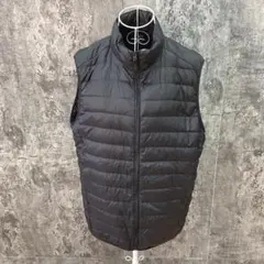 UNIQLO【L】ウルトラライトダウン ベスト/黒 インナーダウン 軽量 防寒