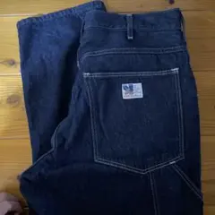 EDWINエドウィンSTEPMARKワイドストレート デニム ペインターパンツ