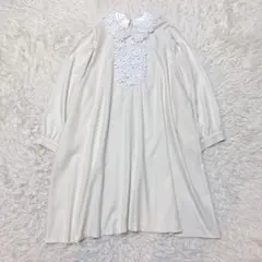 大きいサイズ 46 ローズティアラ 2way レース チュニック ミニワンピース