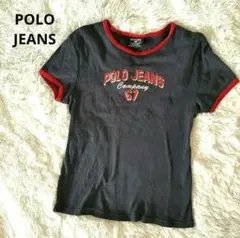 POLOJEANS Tシャツネイビーカラー レディースポロジーンズラルフローレン