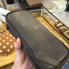 LOONLOON ブラウン 筆箱一部傷があるため写真を確認してください