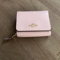 COACH 三つ折り財布 ピンクのサムネイル