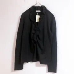 【新品】【style come】（M）フリル付き長袖カットソー/きれいめコーデ
