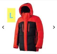 エックスシェルター (R) 断熱α プレミアムギガパフ ダウンコート オレンジL