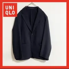 【美品】　UNIQLO 感動ジャケット　S ネイビー　紺色