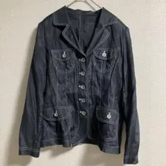 【jadeite】透け感　羽織物　カーディガン　ジャケット　アウター　薄手　古着