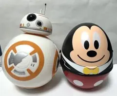 ディズニー　ポップコーンケース　スターウォーズ　中古　ミッキーマウス　２個セット