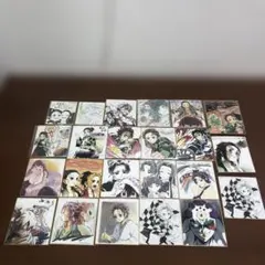 ❶鬼滅の刃 全集中展 コラボDINING複製ミニ色紙 原画展 26枚