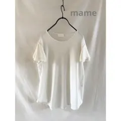 mame マメクロゴウチ シフォンスリーブTシャツ/カットソーのサムネイル