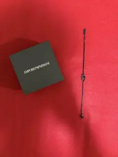 EMPORIO ARMANI ブラックチェーン　ブレスレットのサムネイル