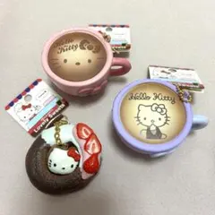 ハローキティ　スクイーズ　ドーナツ　カップケーキ　平成当時　レア