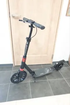 折りたたみ　キックボード 大きなホイール　キックスクーター　幅デカ足踏むデッキ