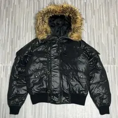 00s archive n2-b fur down jaket black M