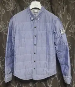 国内正規モンクレール CAMICIA ダウンシャツ ジャケットガムブルー