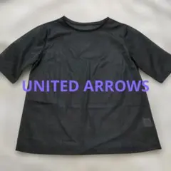 ★新品　UNITED ARROWS 半袖シアートップス フリーサイズ　ブラックのサムネイル