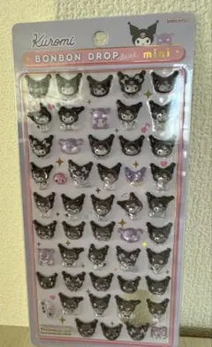 正規品　Kuromi クロミ　ボンボンドロップシール　ミニ