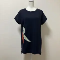 ロベルタディカメリーノ　チュニック 大人　上品　夏　素敵　プリント　リボン柄のサムネイル